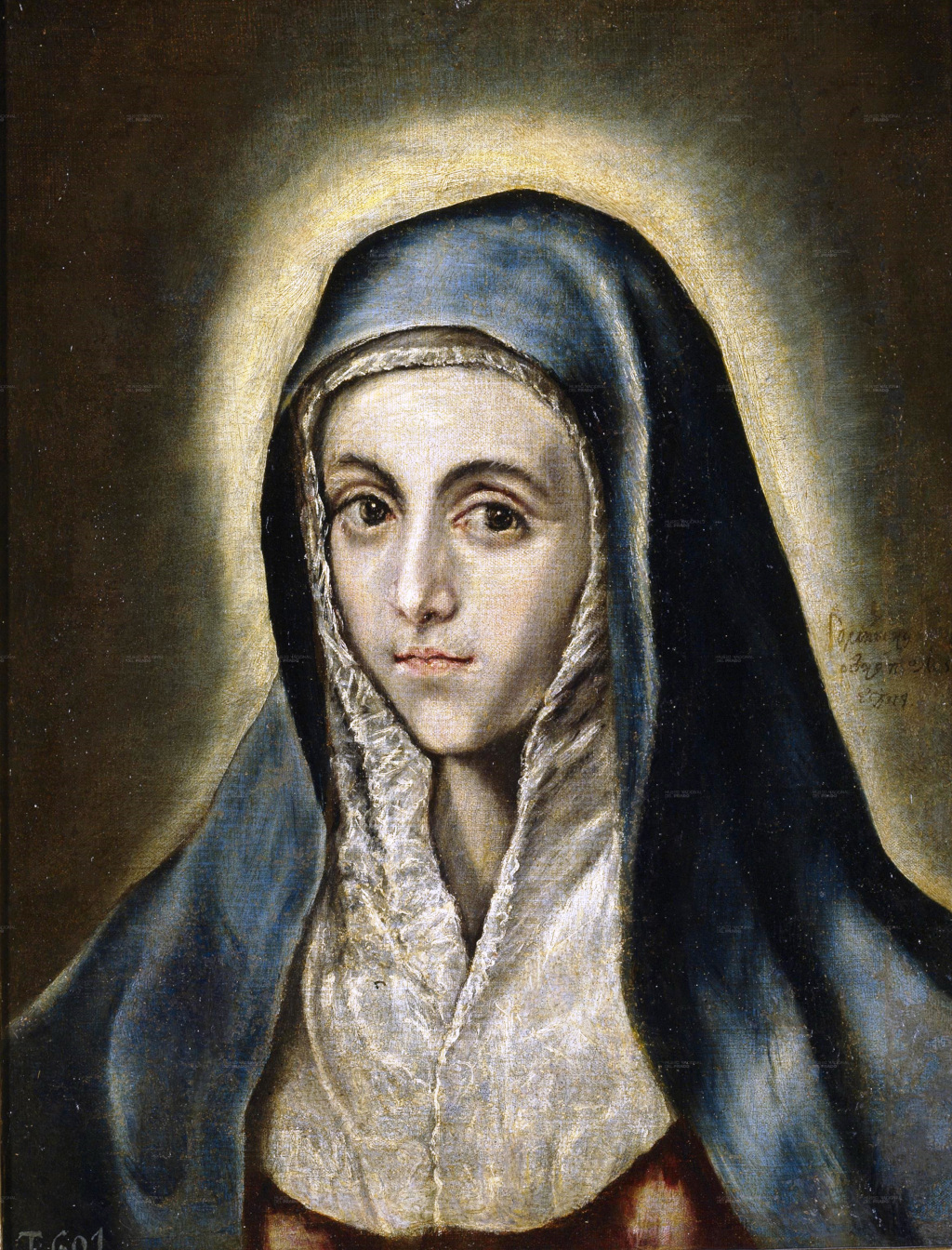 The Virgin Mary in Detail El Greco